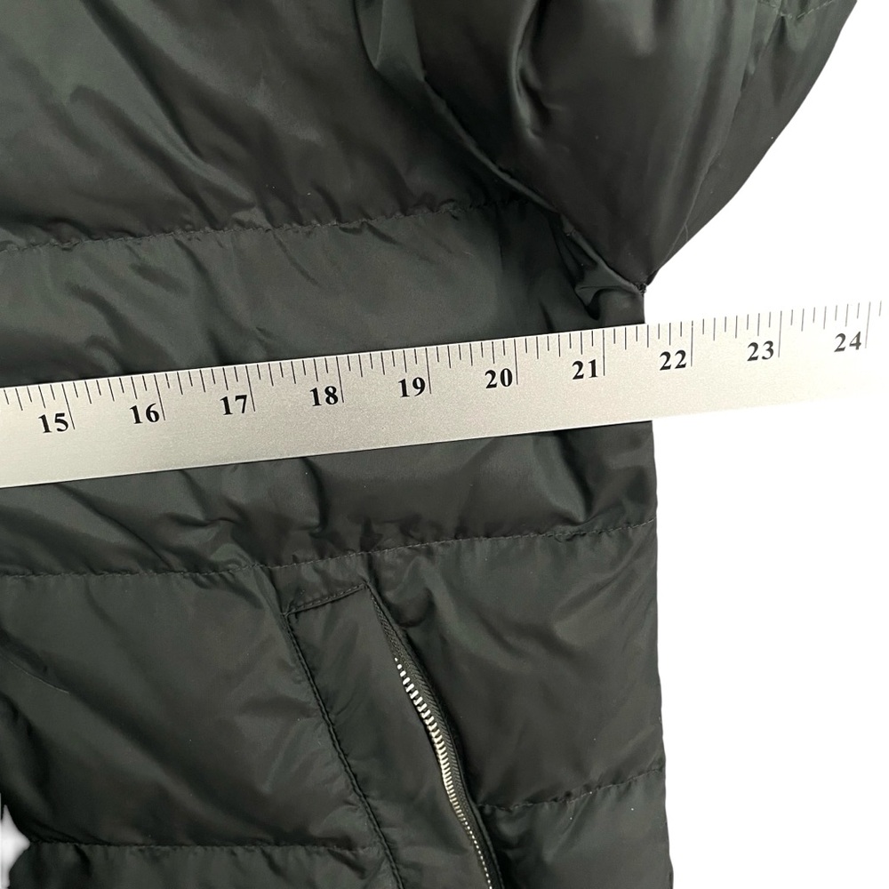 Zara Green Down Puffer Coat with Hood – Women’s Medium - Picture 10 of 13